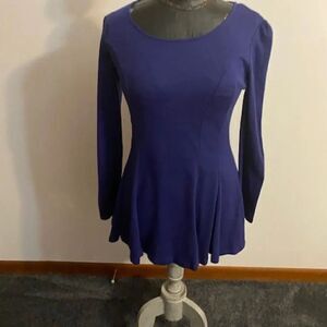 Timeson Blue long sleeve top, size Medium